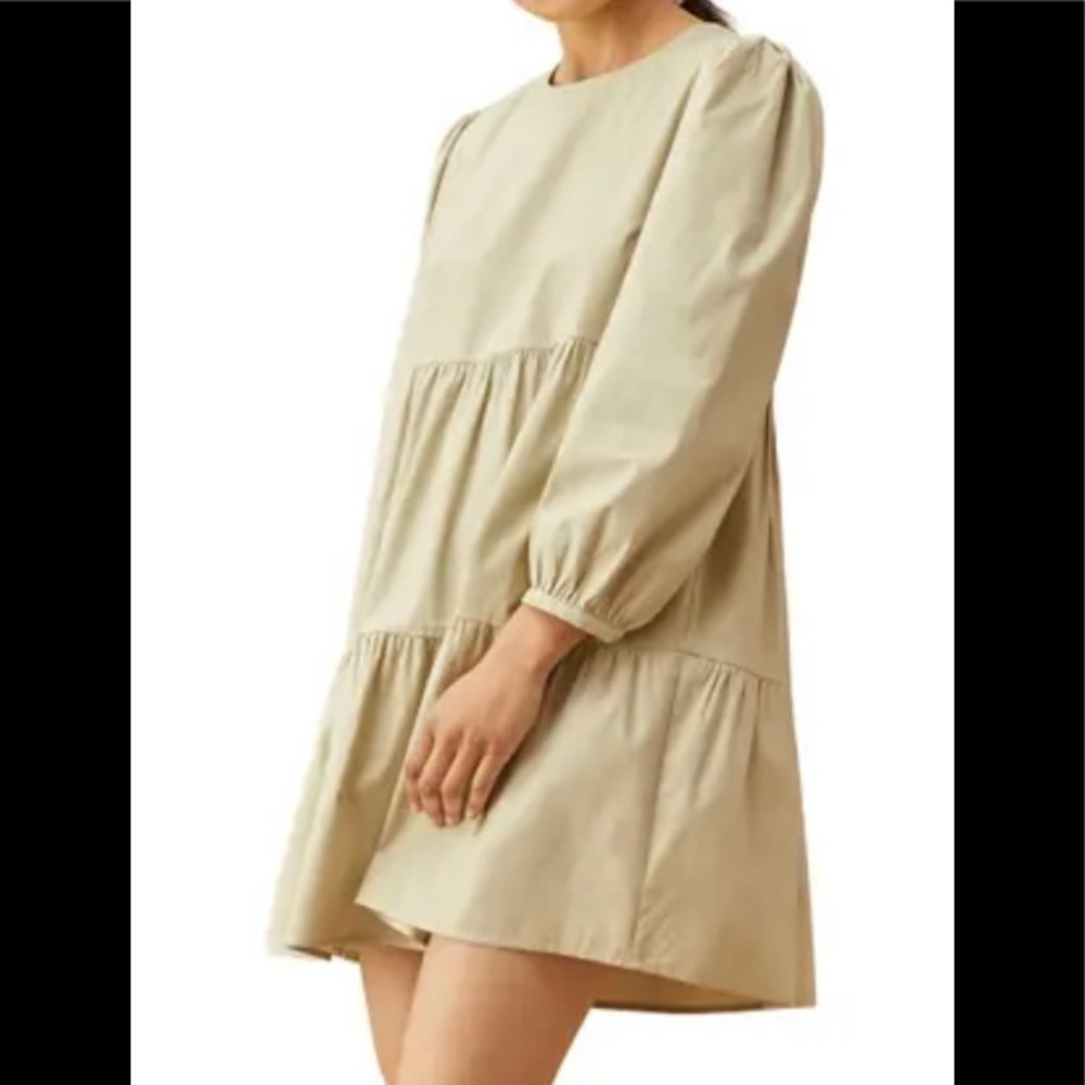 Reformation Beckett Sage Mini Dress